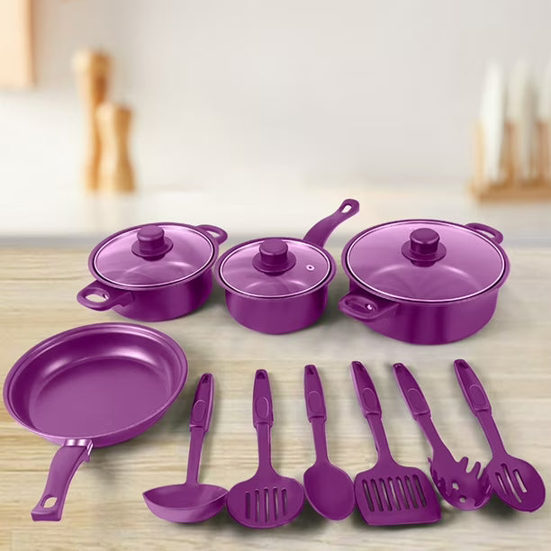 VELKORA - Set de ollas antiadherente premium