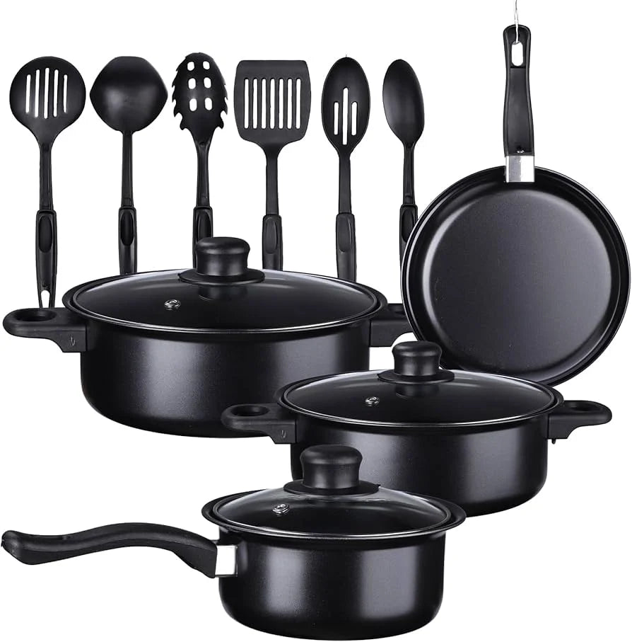 VELKORA - Set de ollas antiadherente premium